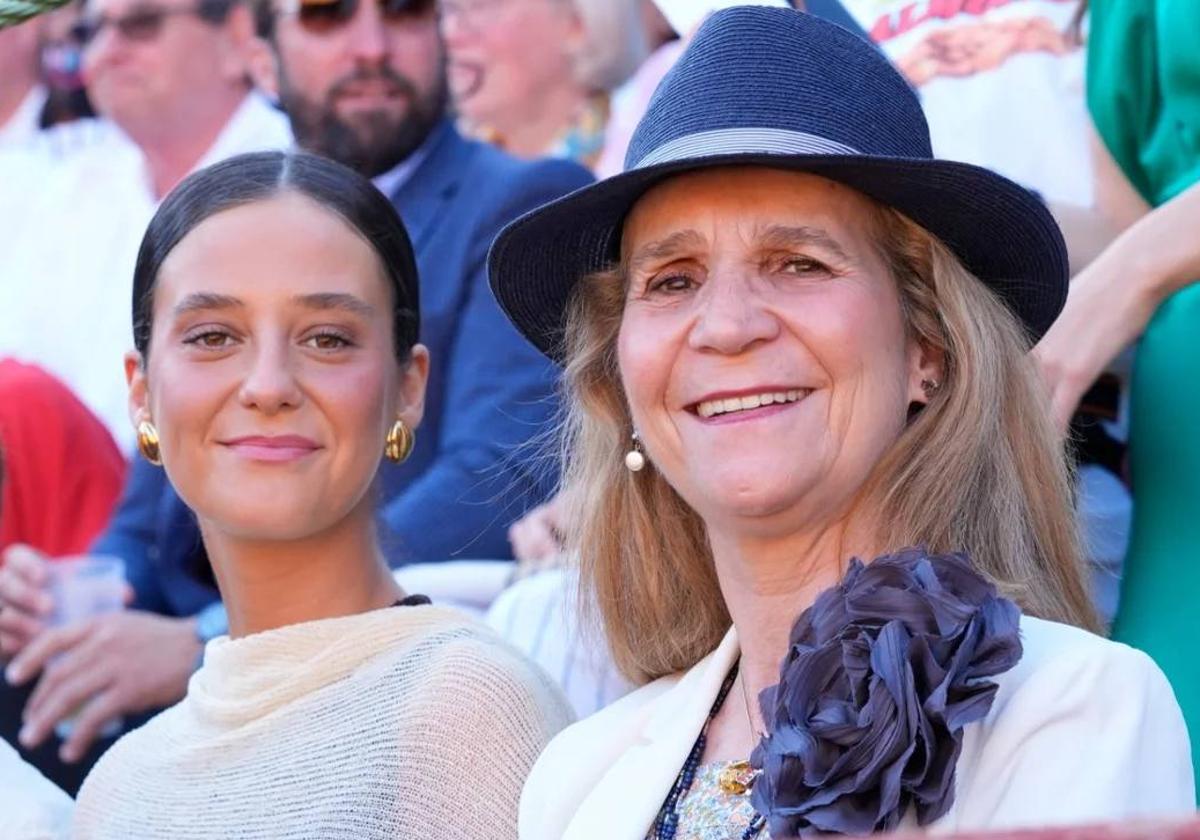 La Infanta Elena y Victoria Federica, cómplices en una tarde taurina en Jerez