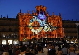 Videomapping 'Memoria, arte y Salamanca', de los mismos autores, presentado en el FÀCYL de 2023.