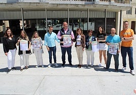 La presentación del programa tuvo lugar en la Plaza Mayor.