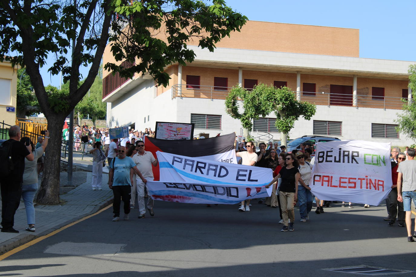 Béjar se manifiesta en apoyo de Palestina
