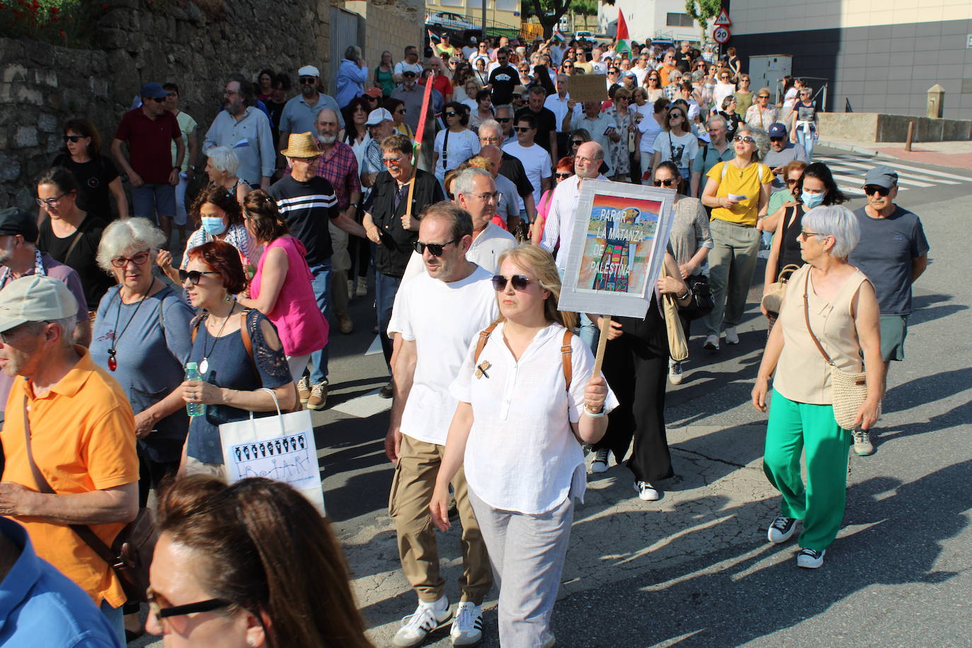 Béjar se manifiesta en apoyo de Palestina