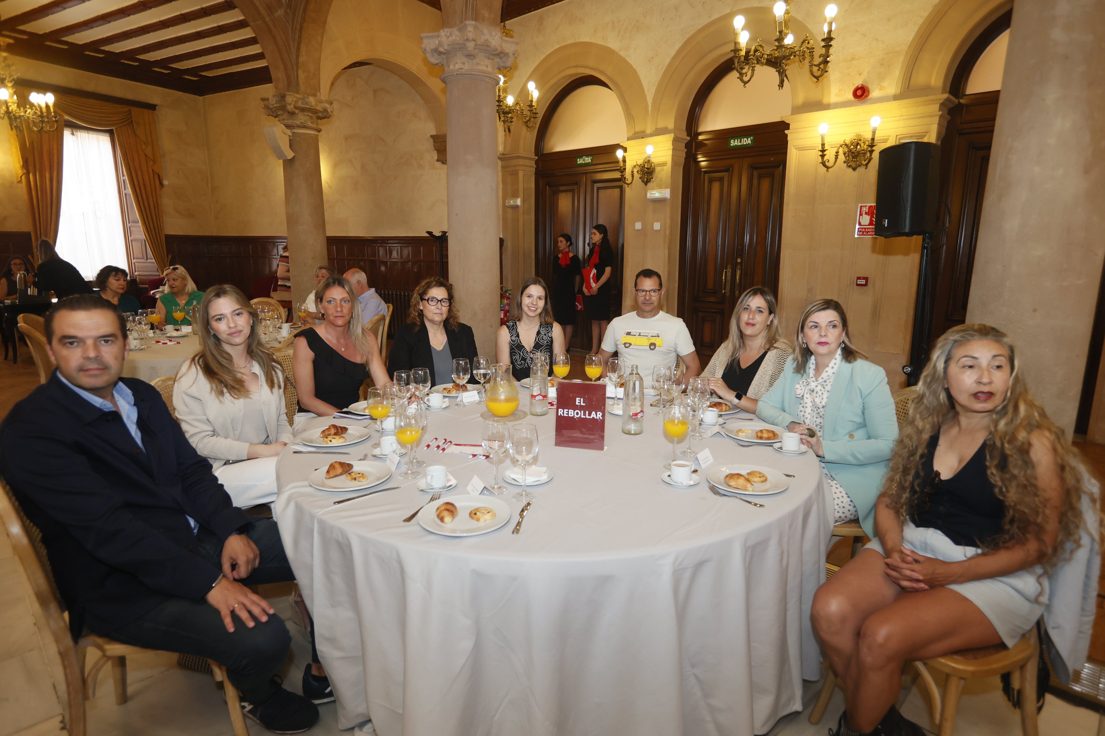 Alberto Daniel Fraile (Aplifisa-Teamsysteam), Verónica Herrera (Aplifisa-Teamsysteam), Marta Silva (LA GACETA), Cristina Moro, Blanca Hernández, Paulino Méndez, Esther Nieto (Empresaria), Carmen Rodrigo (Bemasar SL) y María Jesús Fernández.