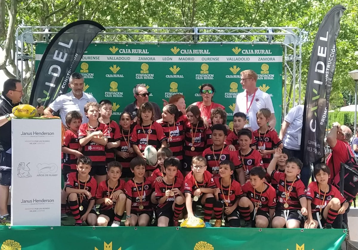 Gran experiencia para los más pequeños del Salamanca Rugby Club en el Festival Nacional