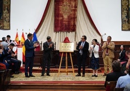 Inauguración de una placa conmemorativa por el Instituto Confucio.