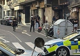 Imagen de la redada acometida en la mañana de este viernes en el after de la Cuesta de Sancti Spíritus.