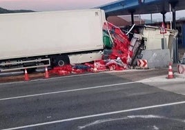 Imagen del accidente.