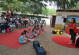 Un momento de la actuación de la zamorana.