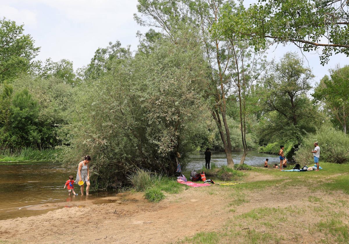 Baños en el río a más de 30ºC