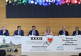 Luis Alberto Álvarez, Carlos García Carbayo, Juan Manuel Corchado, María Montserrat Chimeno, Guillermo Hernández y Valentin Alberca.