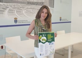 La concejala de Medioambiente, Marta Labrador, en la presentación.