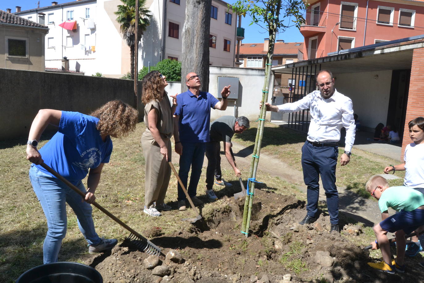 Ciudad Rodrigo celebra una multitudinaria plantación de árboles