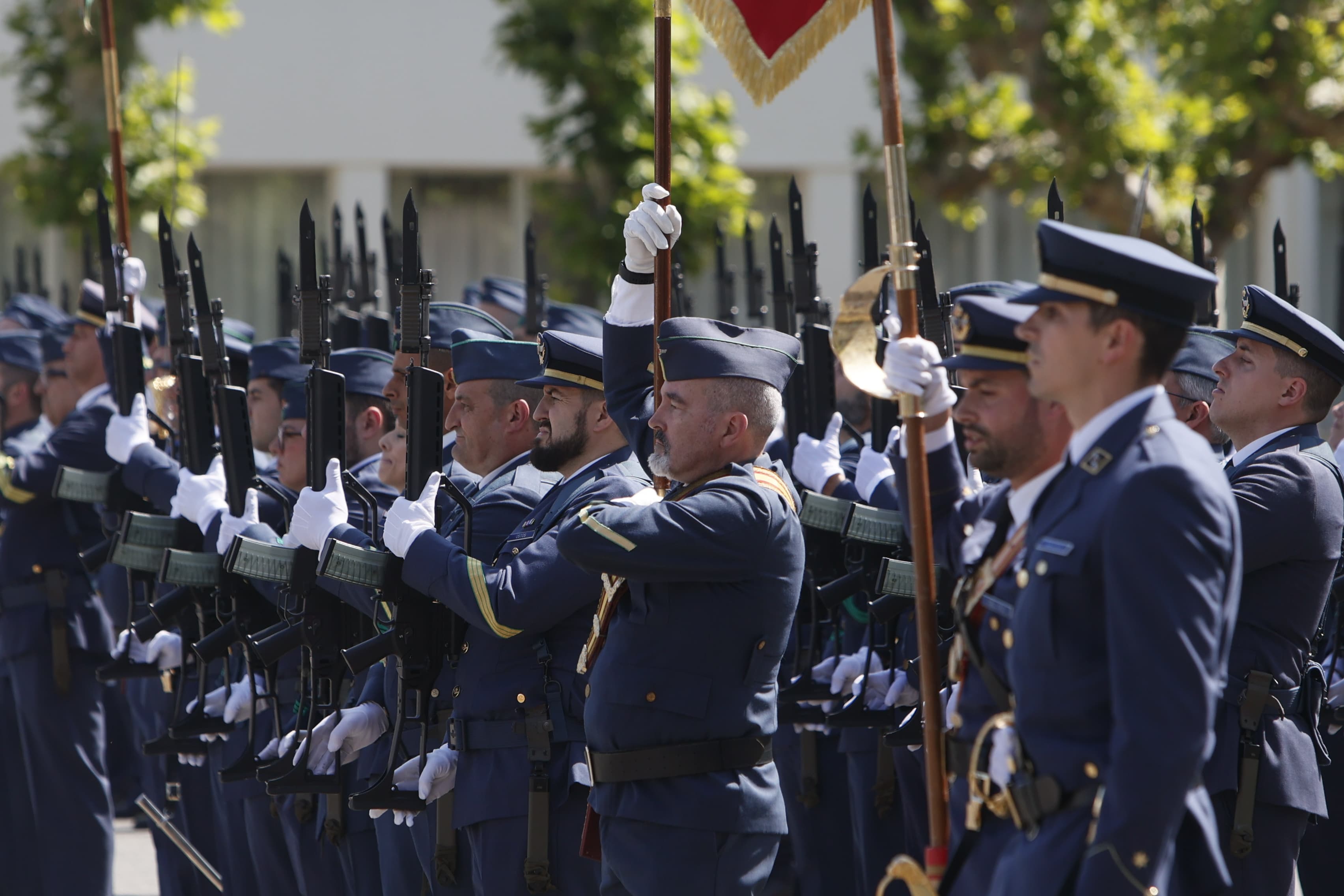 La clausura del curso académico del Grupo de Escuelas de la Base Aérea de Matacán, en imágenes