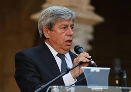 Juan Jesús Cruz, durante la Noche Solidaria de la AECC de Salamanca.