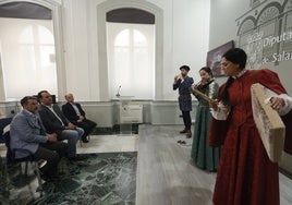 Rueda de prensa de presentación del espectáculo 'Arcos y Ecos'.