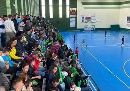 Graderío del pabellón municipal de Alba de Tormes.