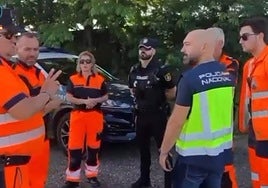 Imagen del operativo de búsqueda en Valladolid.