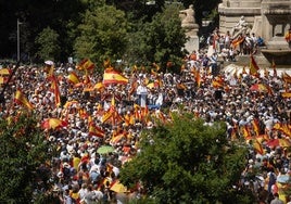 Concentración del PP bajo el lema 'Mafia o Democracia'