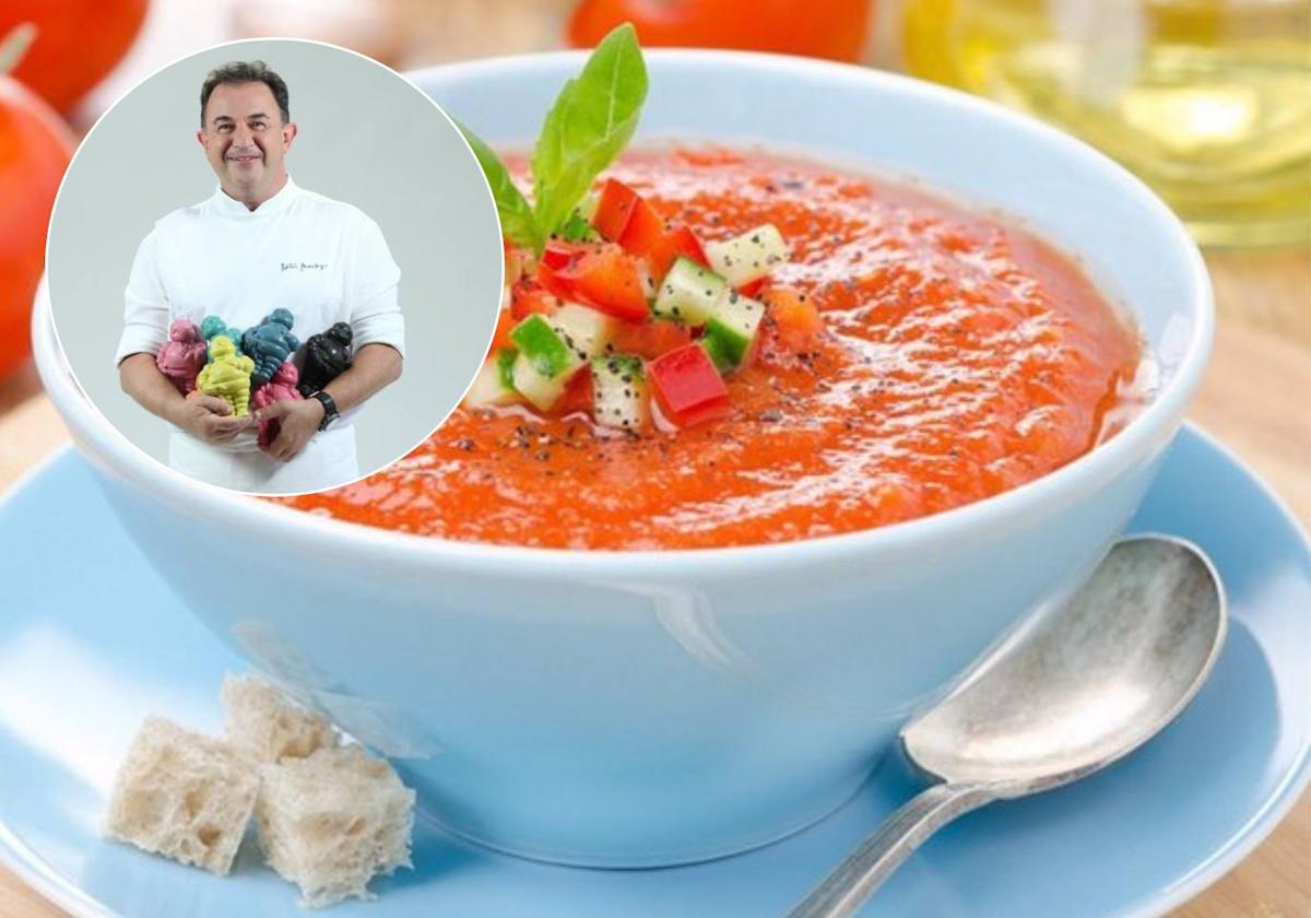 El truco infalible de Martín Berasategui para conseguir un gazpacho muchísimo más sabroso