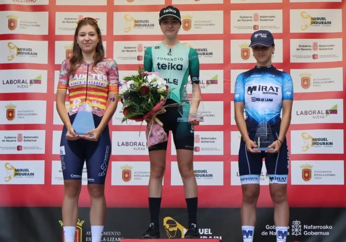 Vega Iglesias, Paula Vicente y Aitana Serrano suben al podio al Mirat Team