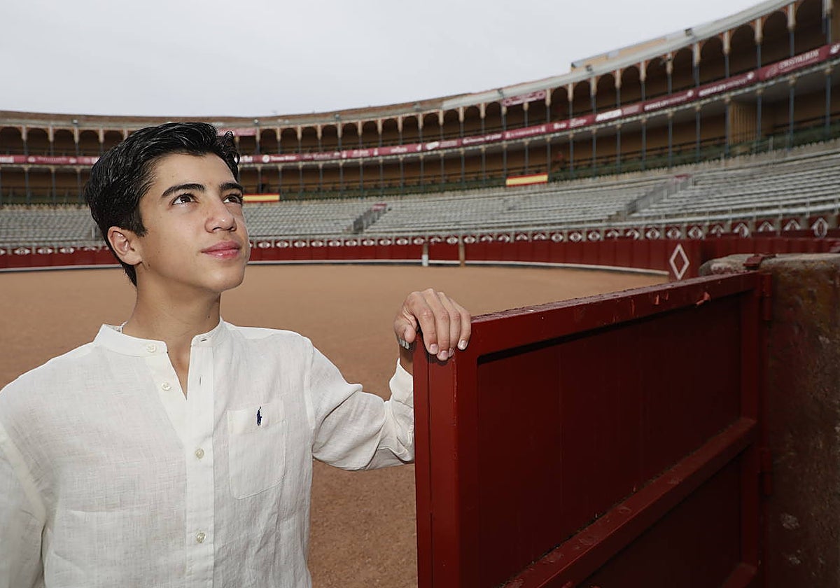Marco Pérez, en el coso de La Glorieta.