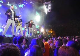 Orquesta Panorama el verano pasado en Peñaranda de Bracamonte.