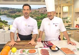 Joseba y Karlos Arguiñano preparan limón serrano en Cocina Abierta.