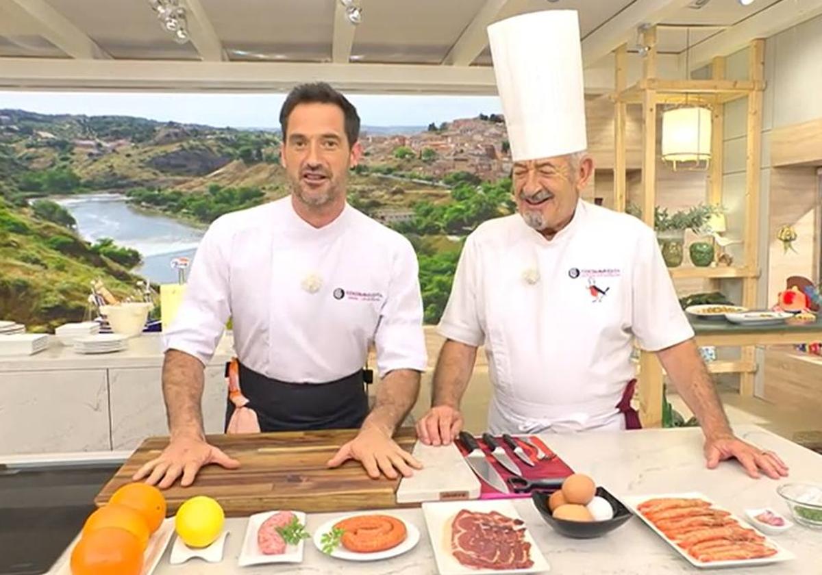 Joseba y Karlos Arguiñano preparan limón serrano en Cocina Abierta.