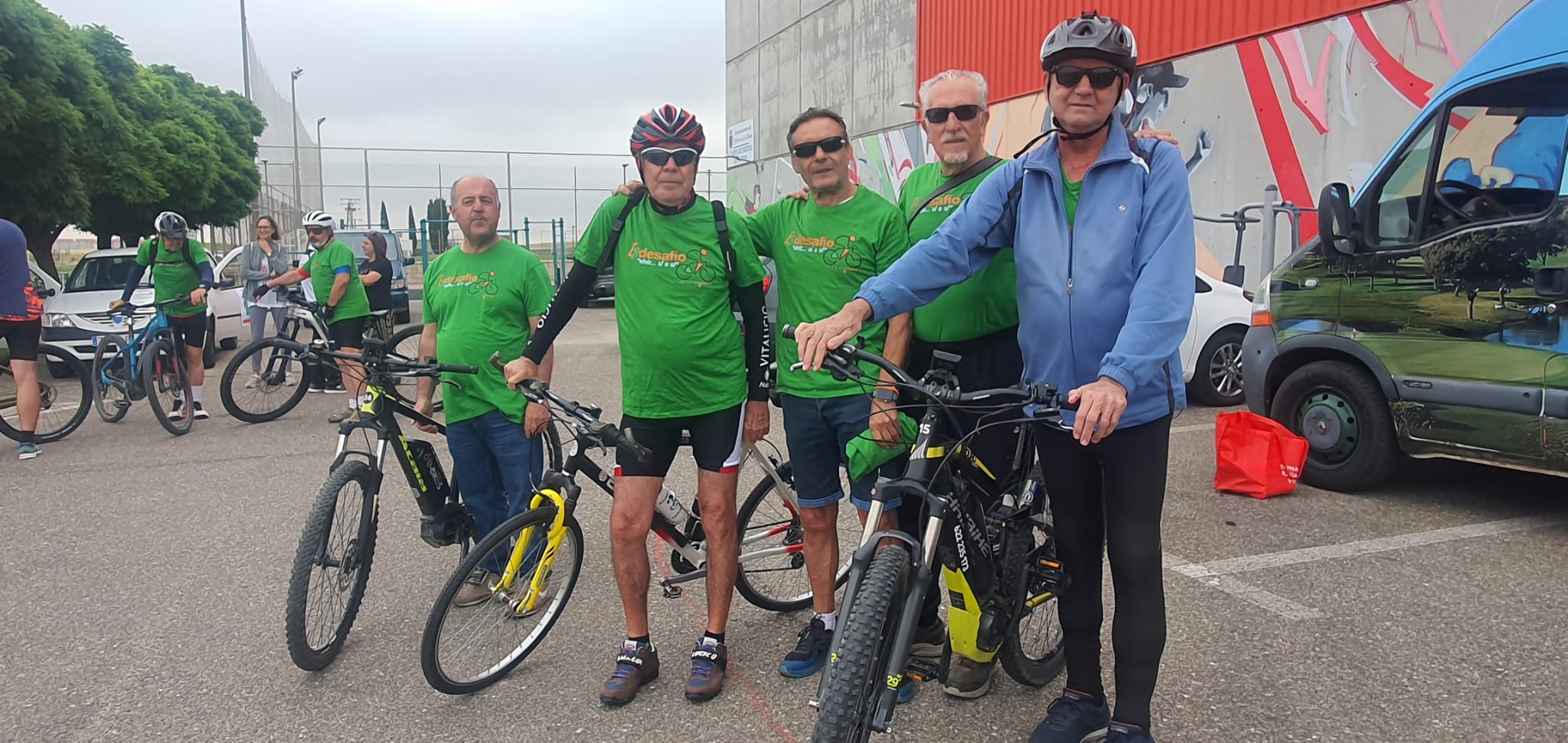 Un "pelotón verde" que ya circula por la provincia con origen en Villares