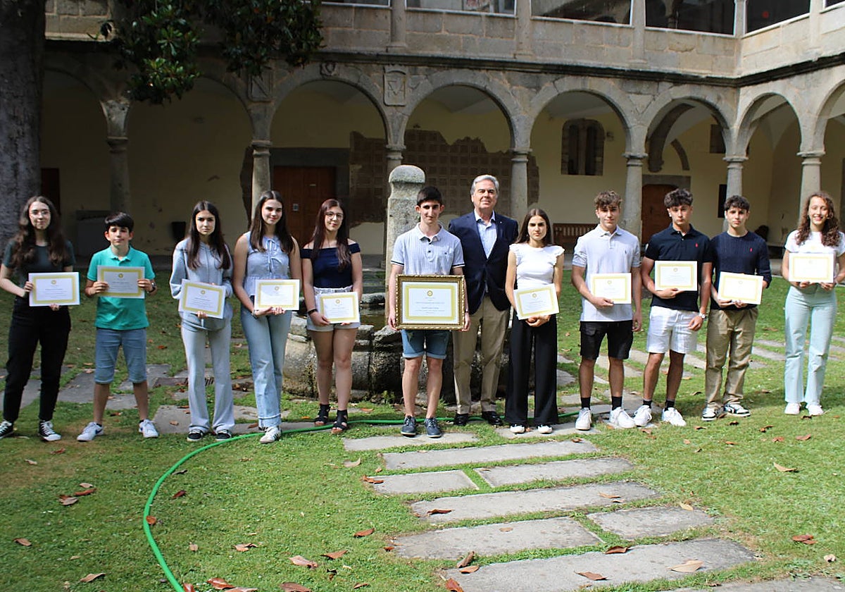 David Gómez García, premio &#039;Protagonistas del mañana&#039; del Rotary Club de Béjar