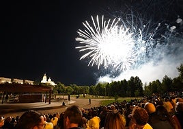 Fuegos artificiales el año pasado.