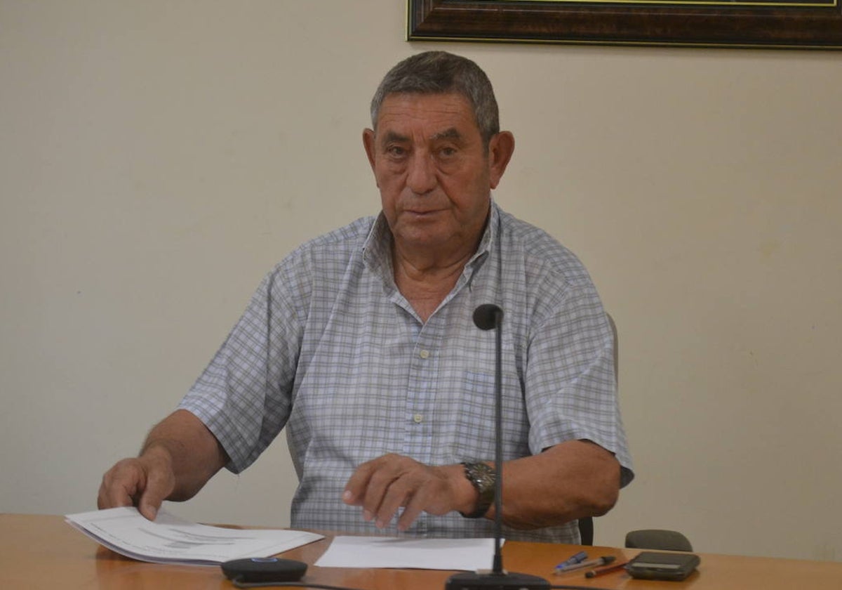Matías Martín tras la toma de posesión como alcalde del municipio