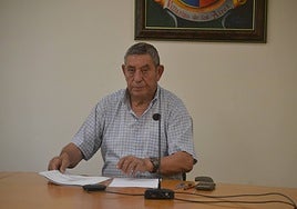 Matías Martín tras la toma de posesión como alcalde del municipio