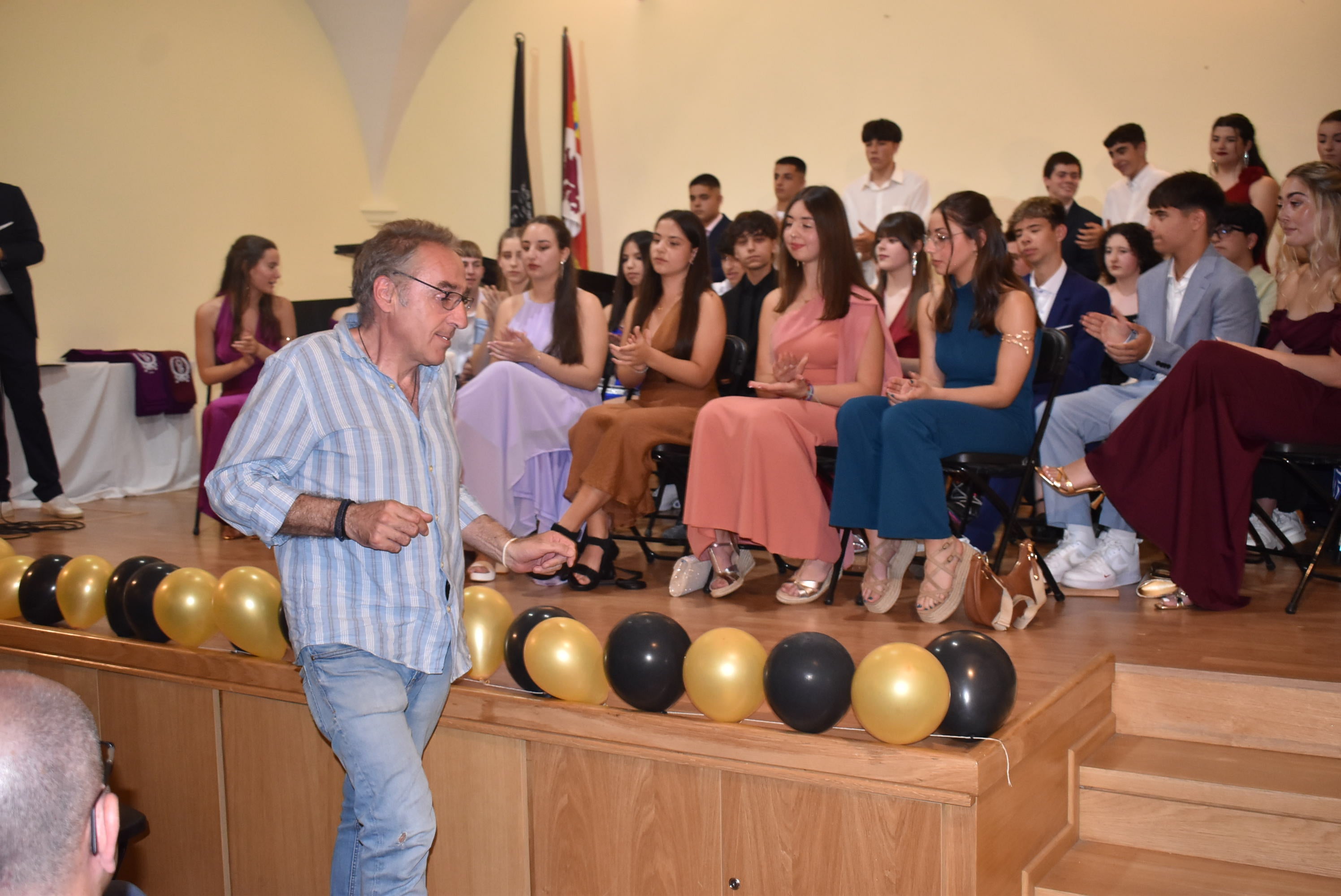 Graduación de los alumnos de 4º de la ESO y Bachillerato del IES Río Cuerpo de Hombre en Béjar