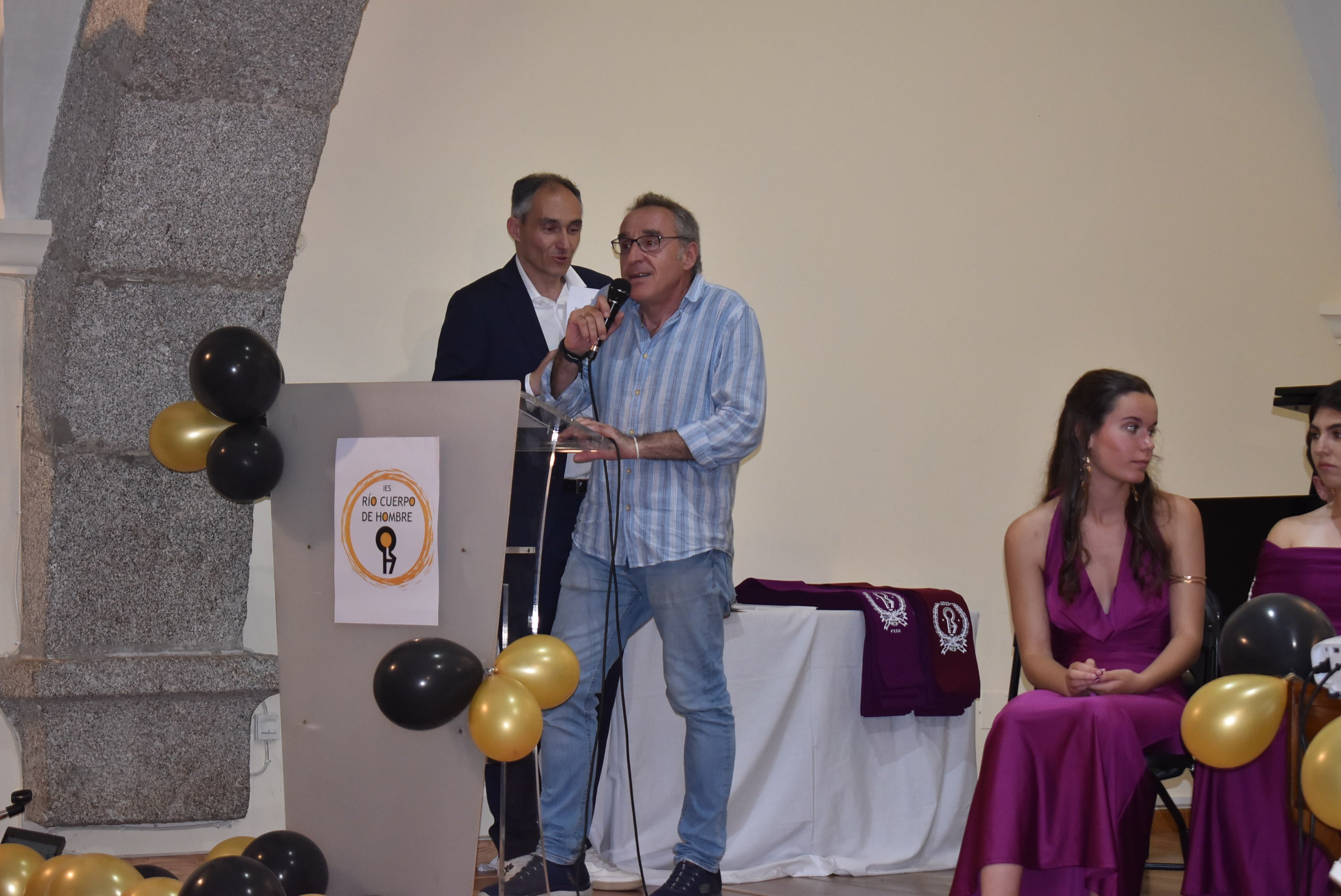 Graduación de los alumnos de 4º de la ESO y Bachillerato del IES Río Cuerpo de Hombre en Béjar