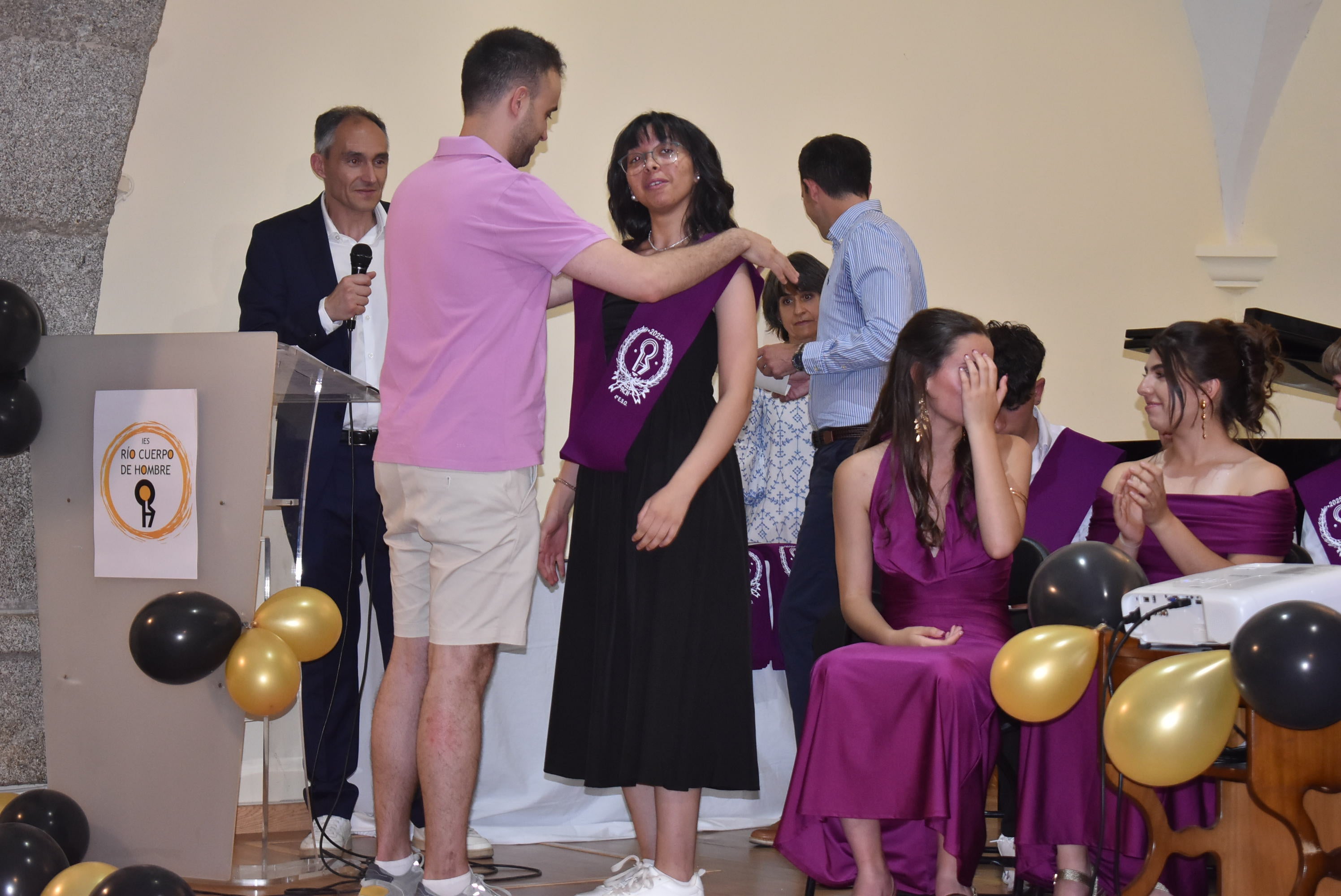 Graduación de los alumnos de 4º de la ESO y Bachillerato del IES Río Cuerpo de Hombre en Béjar