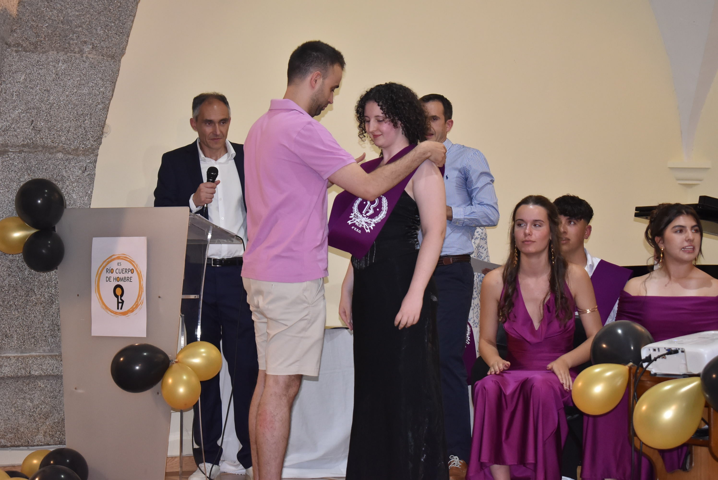 Graduación de los alumnos de 4º de la ESO y Bachillerato del IES Río Cuerpo de Hombre en Béjar