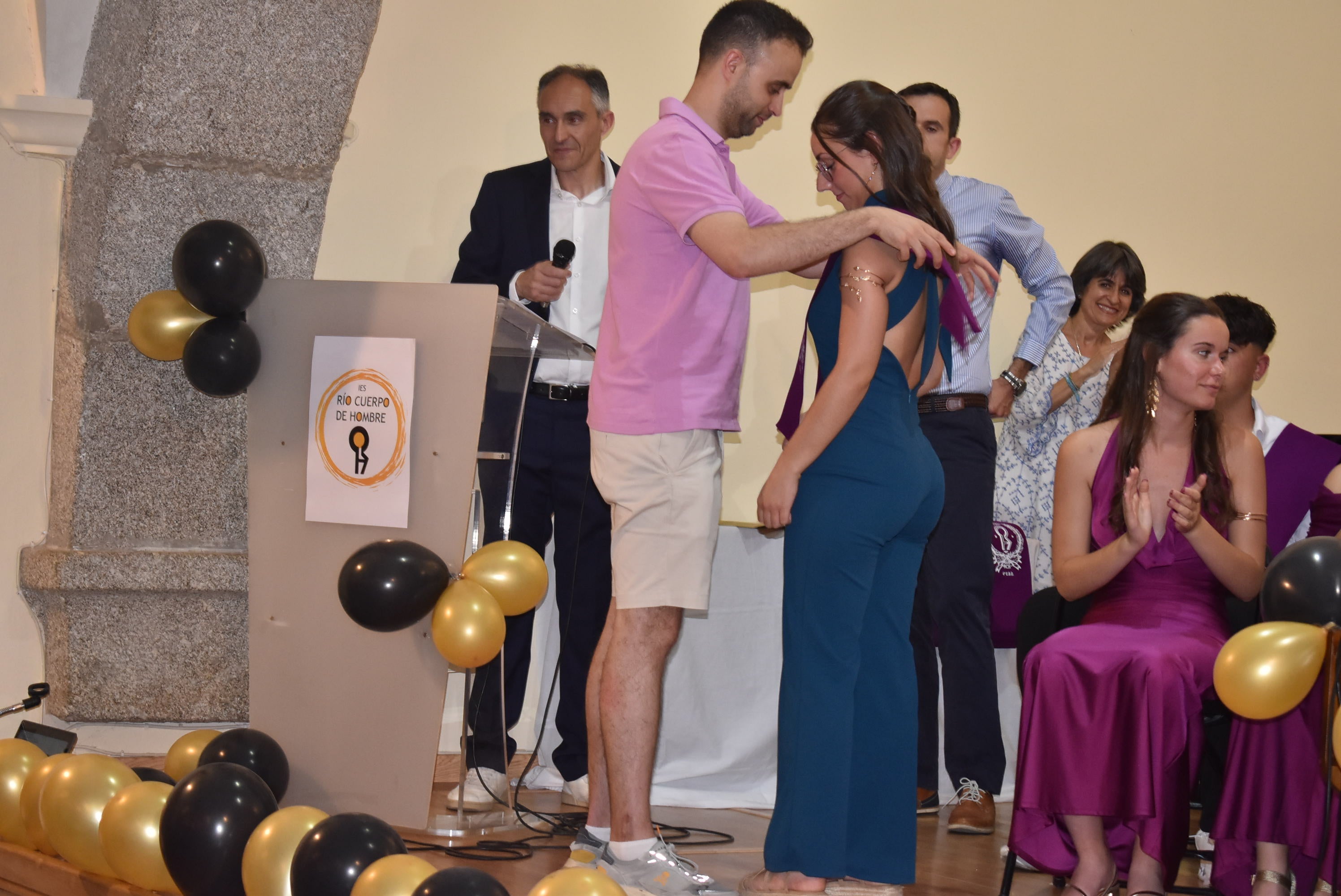 Graduación de los alumnos de 4º de la ESO y Bachillerato del IES Río Cuerpo de Hombre en Béjar