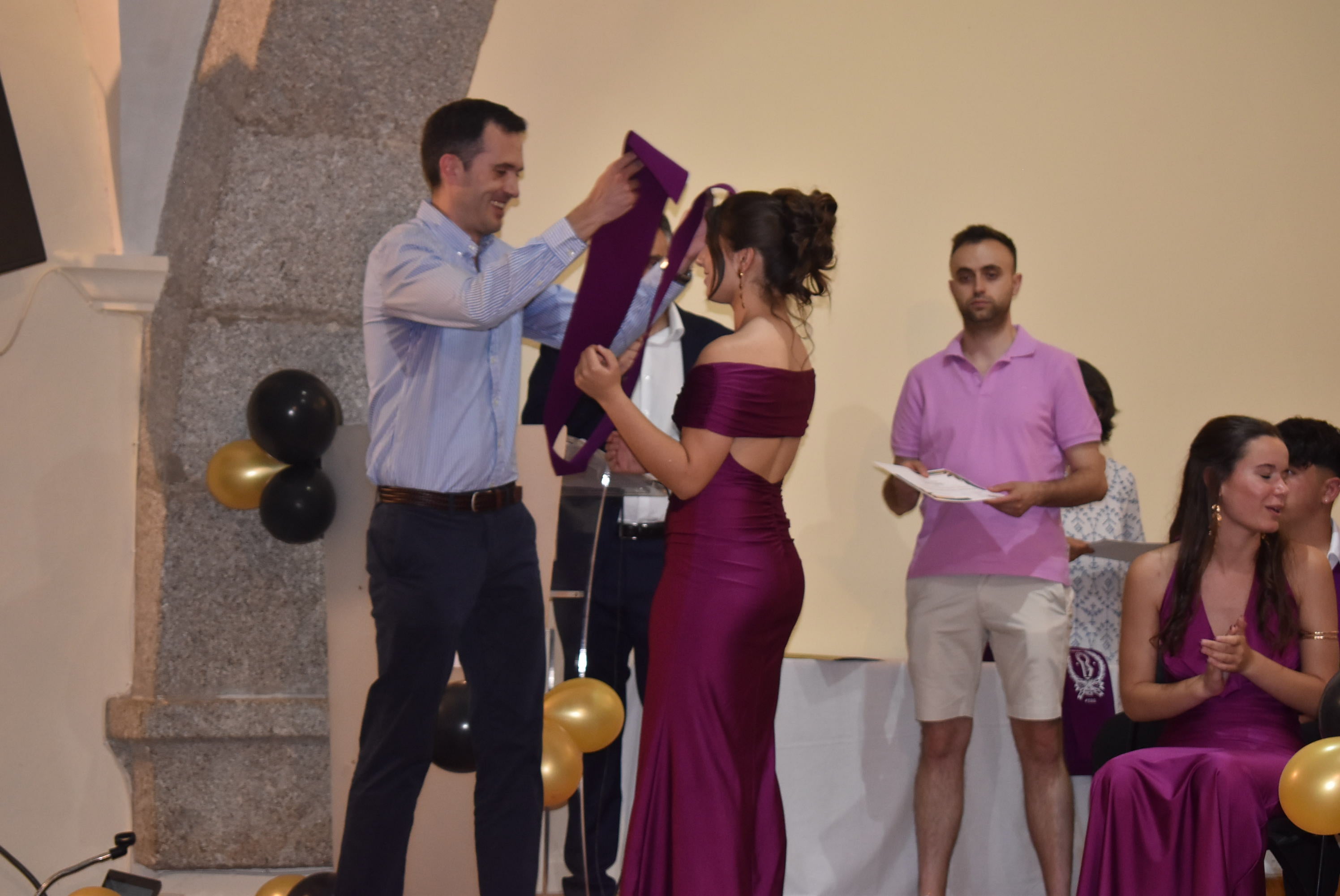 Graduación de los alumnos de 4º de la ESO y Bachillerato del IES Río Cuerpo de Hombre en Béjar