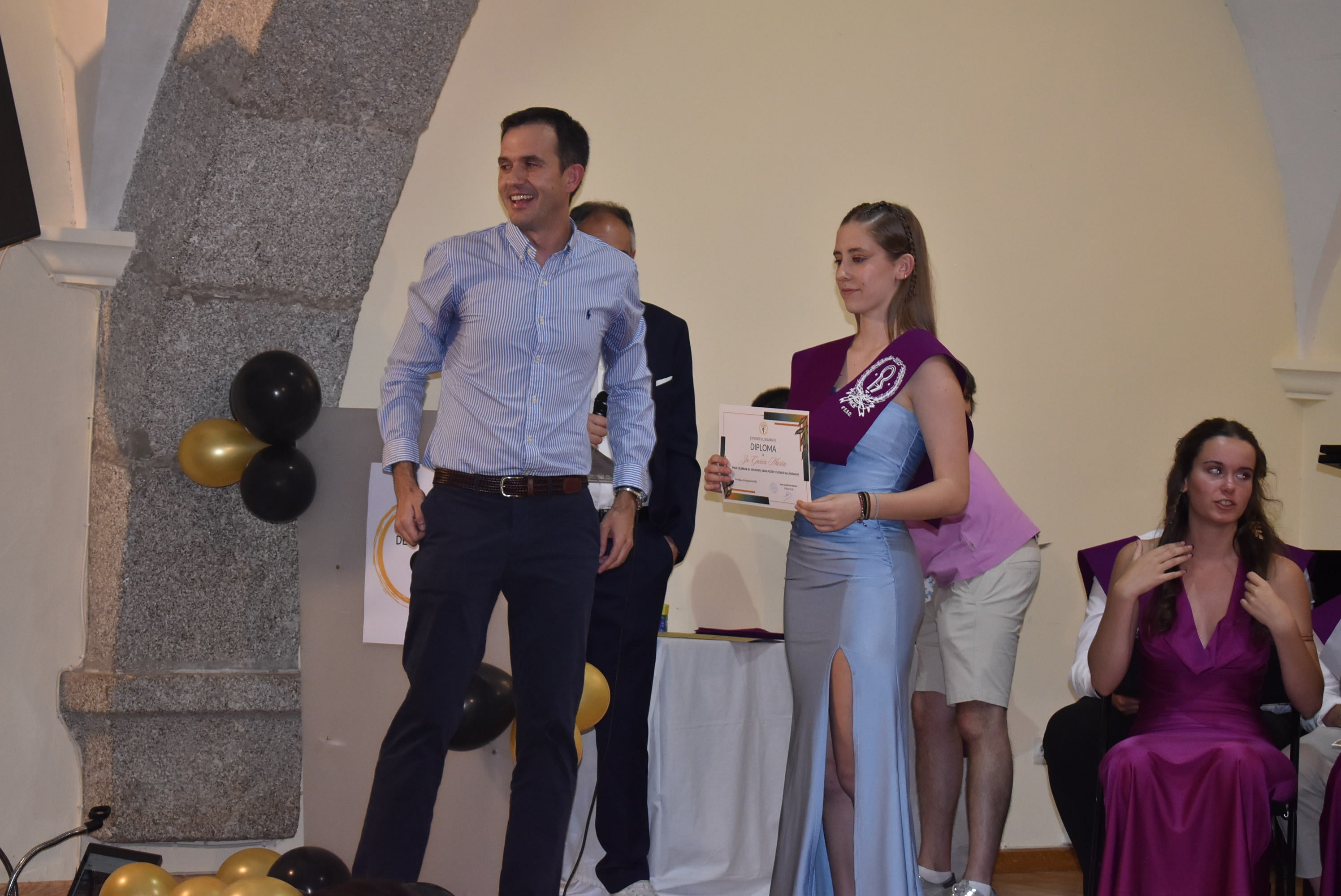 Graduación de los alumnos de 4º de la ESO y Bachillerato del IES Río Cuerpo de Hombre en Béjar