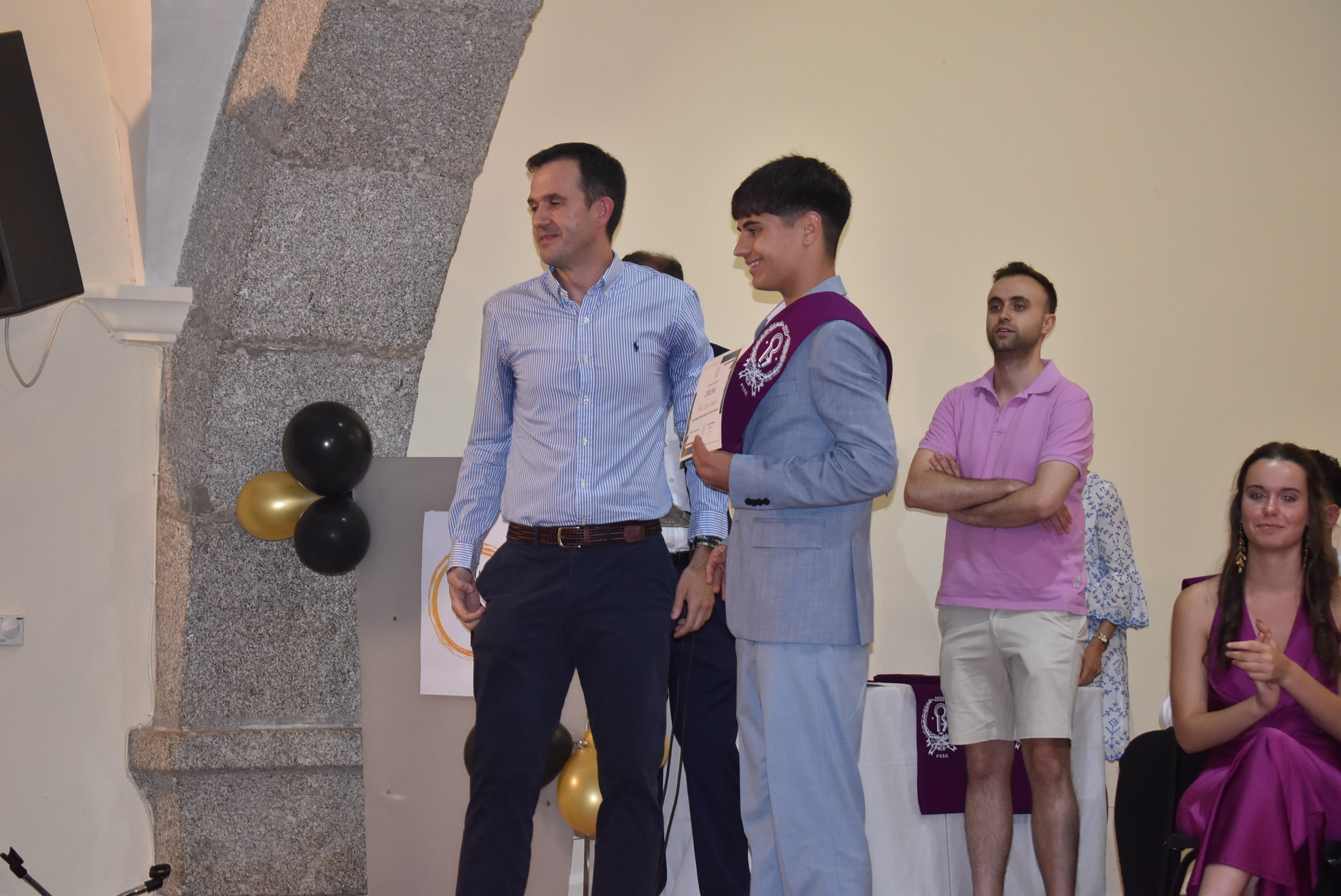 Graduación de los alumnos de 4º de la ESO y Bachillerato del IES Río Cuerpo de Hombre en Béjar
