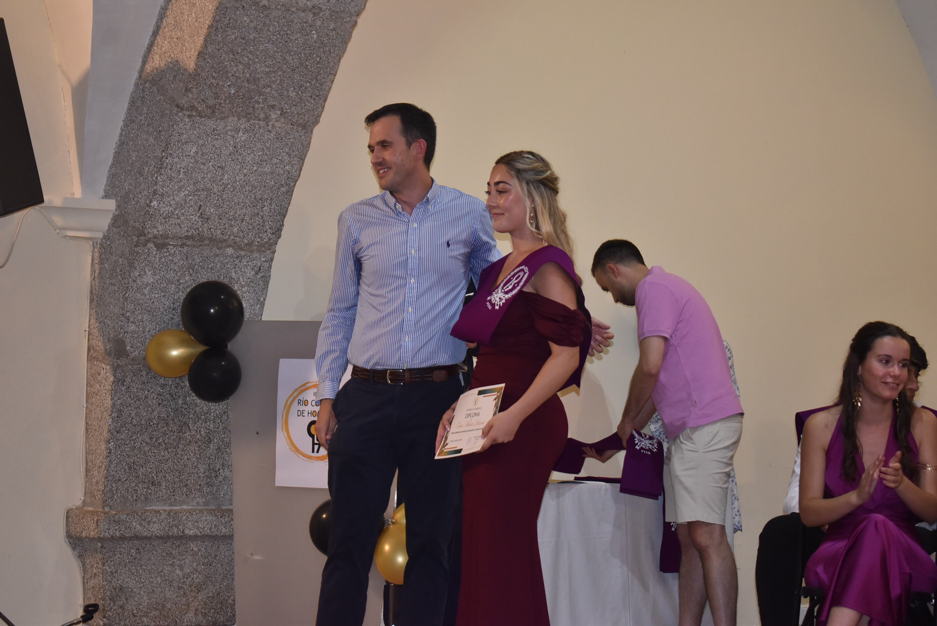 Graduación de los alumnos de 4º de la ESO y Bachillerato del IES Río Cuerpo de Hombre en Béjar