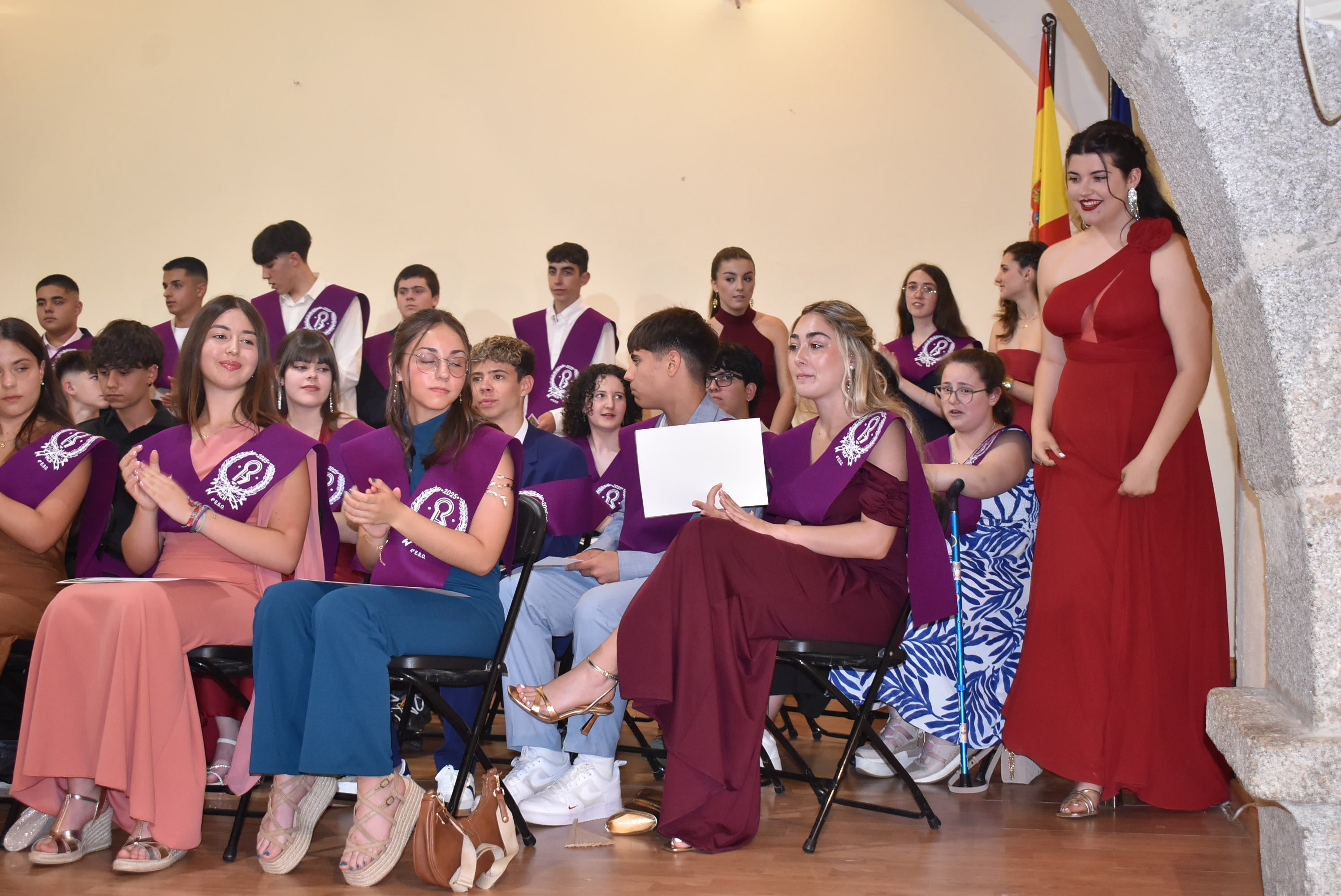 Graduación de los alumnos de 4º de la ESO y Bachillerato del IES Río Cuerpo de Hombre en Béjar