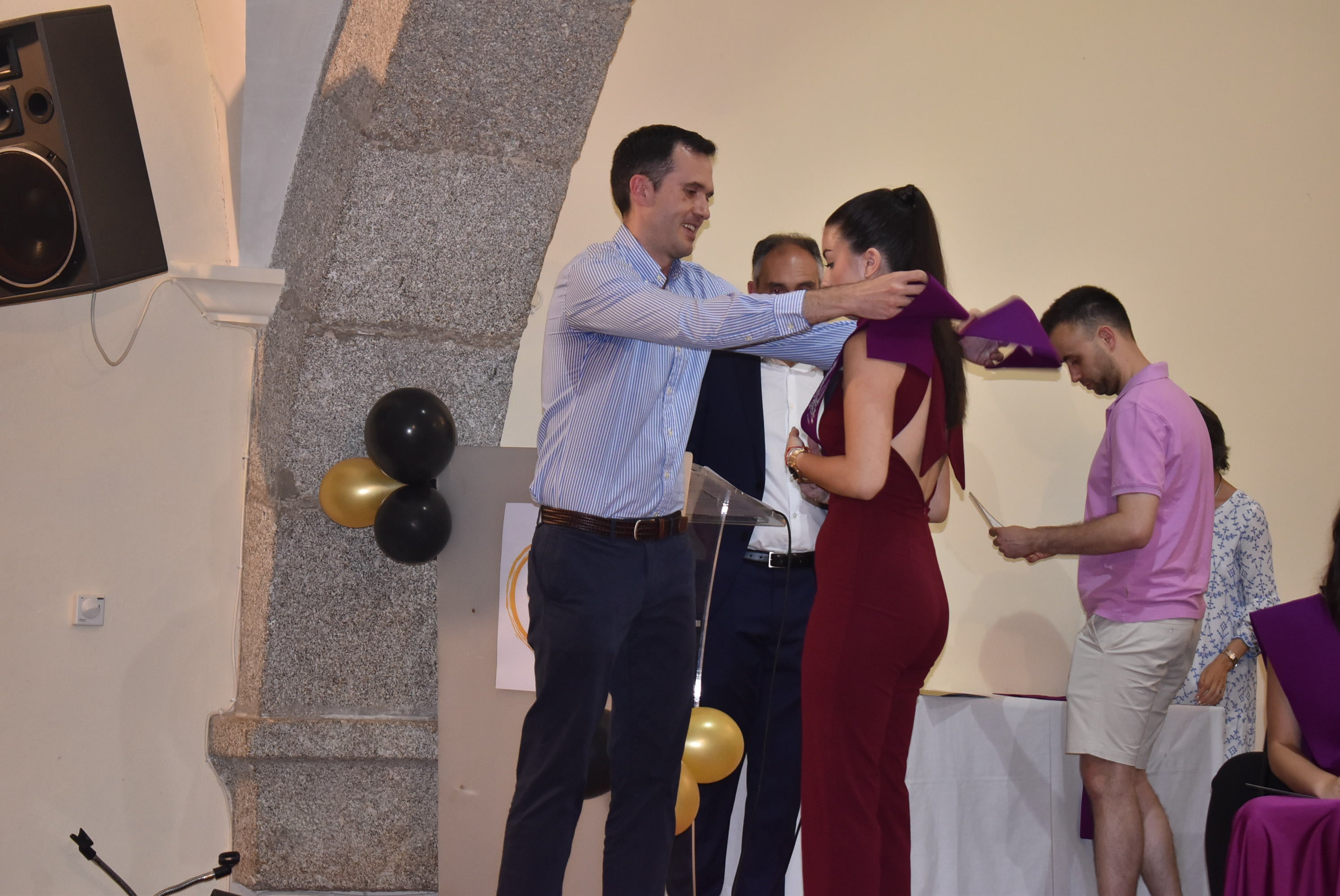 Graduación de los alumnos de 4º de la ESO y Bachillerato del IES Río Cuerpo de Hombre en Béjar