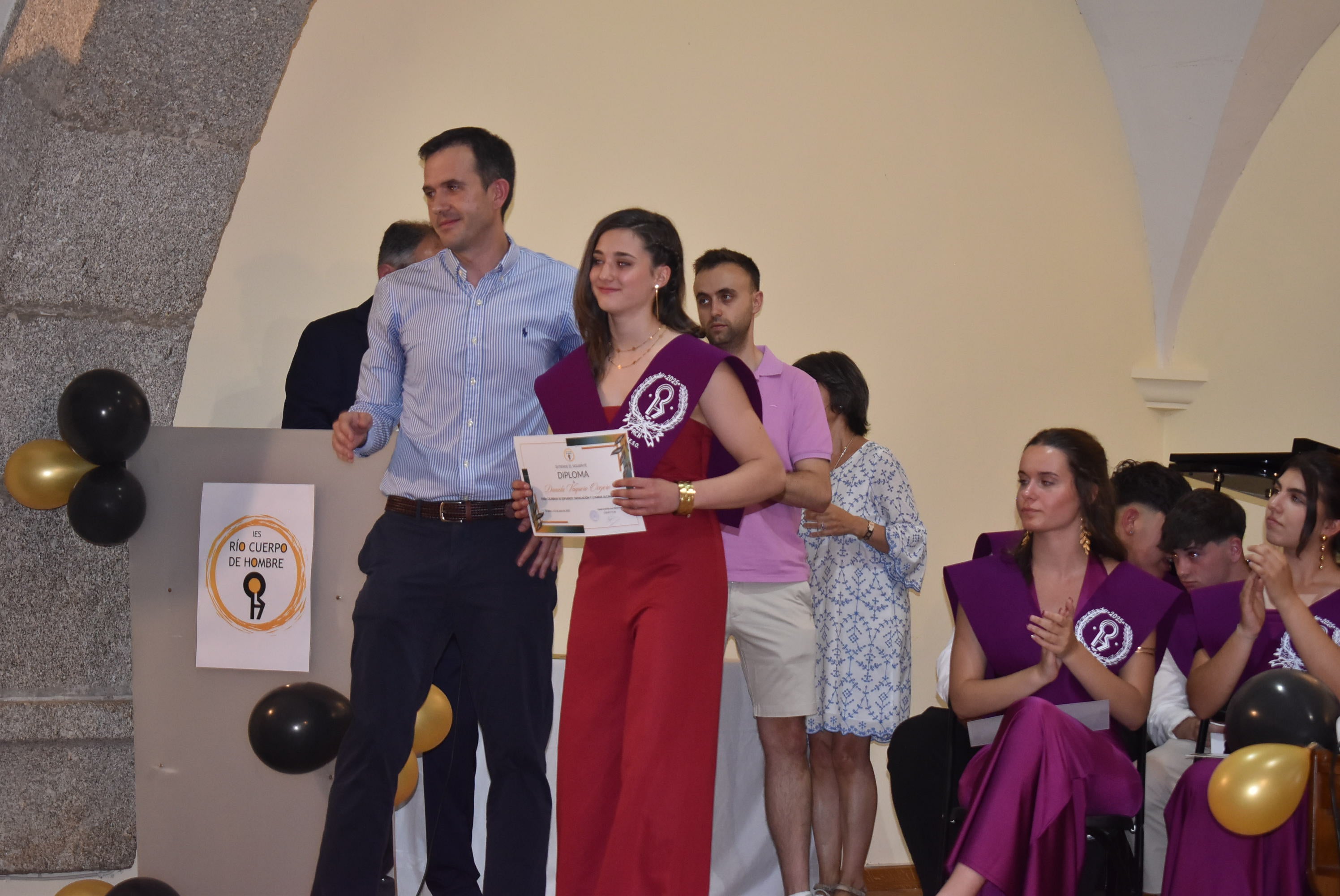 Graduación de los alumnos de 4º de la ESO y Bachillerato del IES Río Cuerpo de Hombre en Béjar