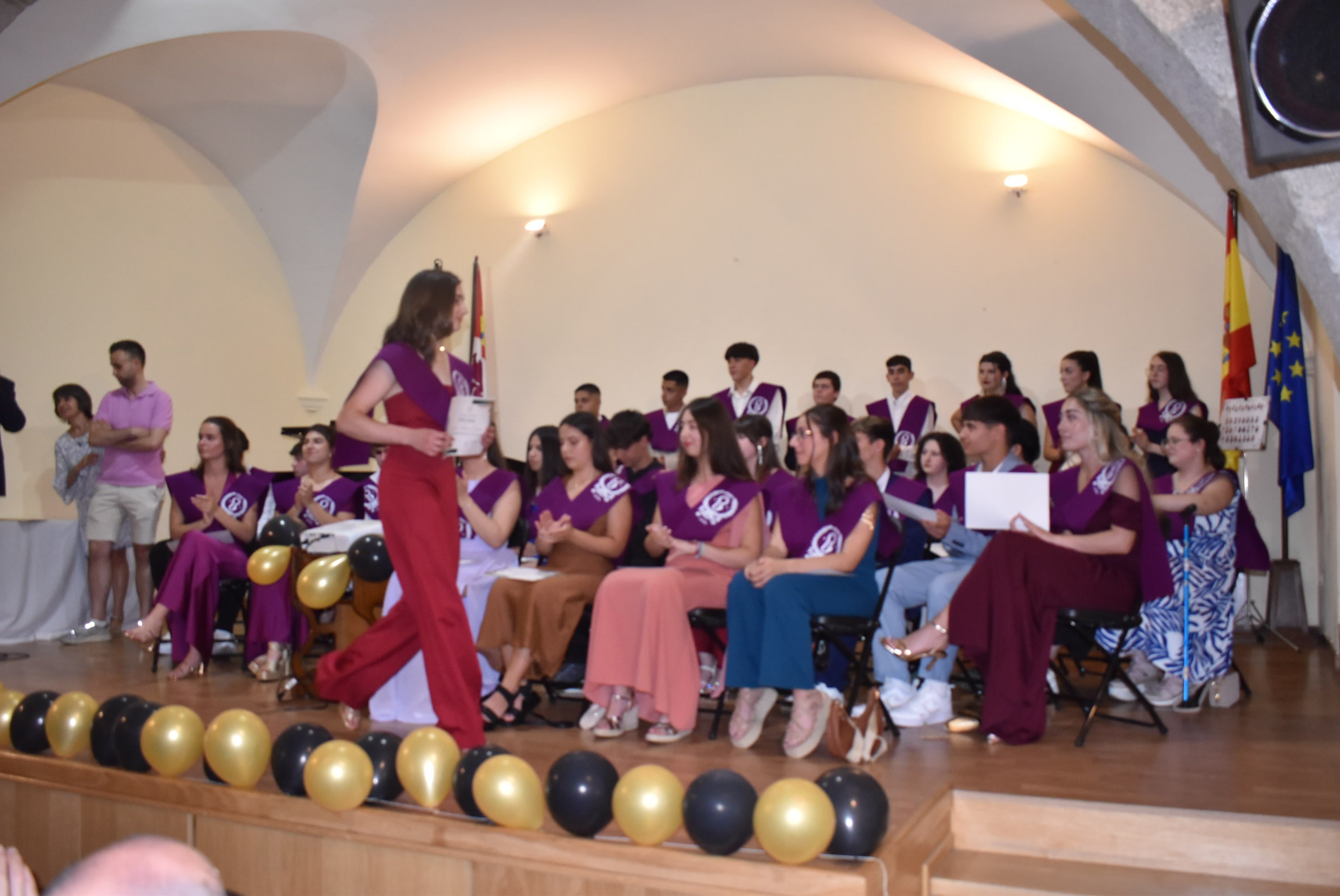 Graduación de los alumnos de 4º de la ESO y Bachillerato del IES Río Cuerpo de Hombre en Béjar