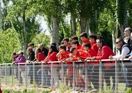 Mayores y pequeños del Salamanca Rugby Club disfrutan de un partido La Aldehuela esta temporada.