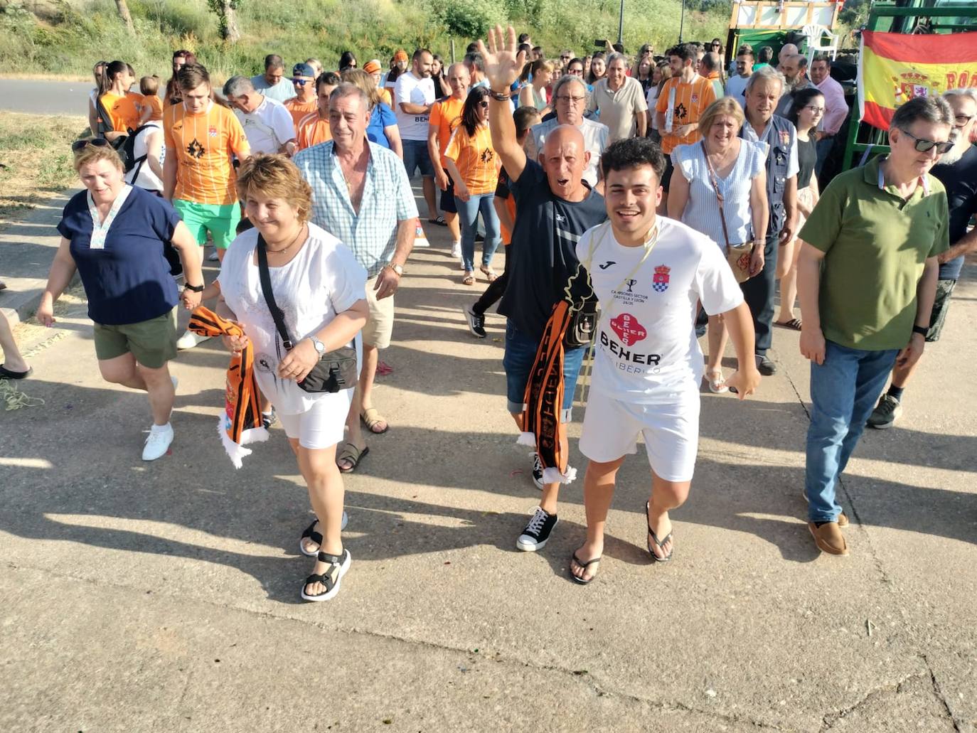 Gran recepción al Fuenterroble tras proclamarse campeón de España
