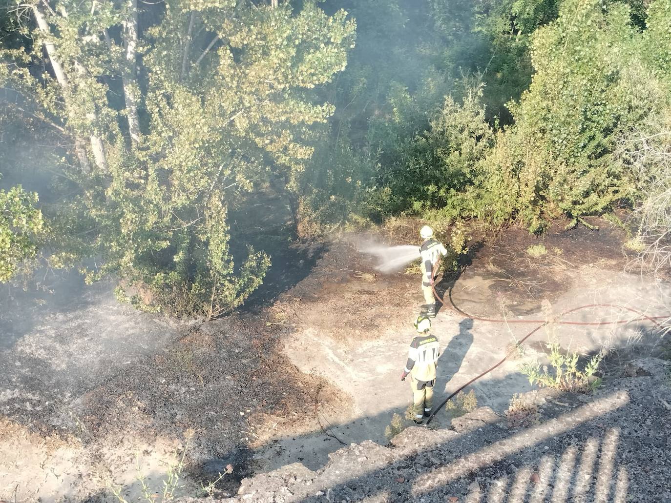 Así ha sido la intervención de los servicios de extinción en el incendio de La Aliseda
