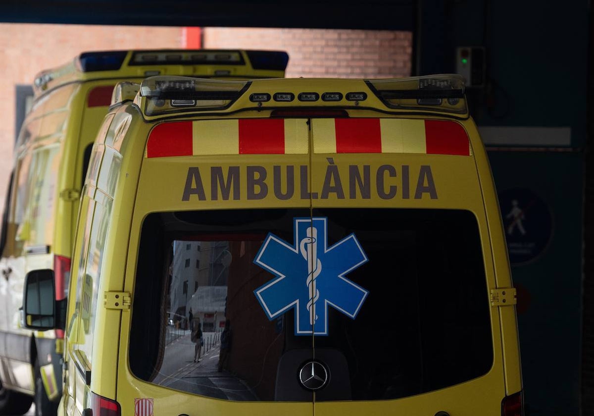Imagen de una ambulancia.