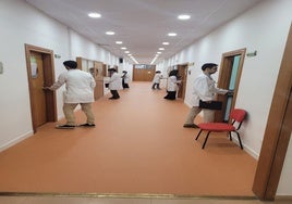 Alumnos de la Facultad de Medicina.